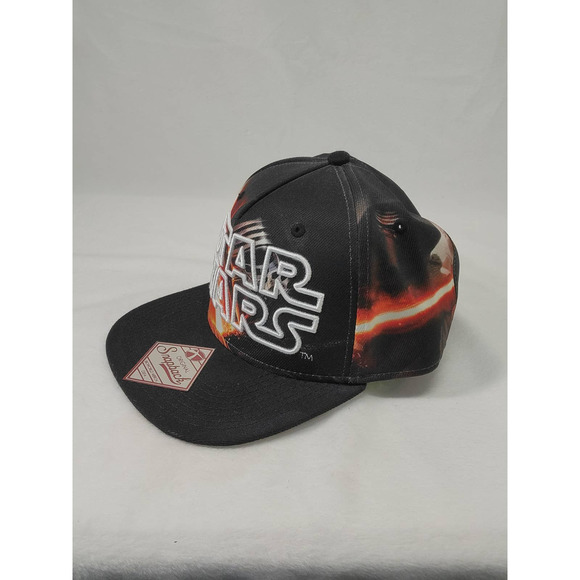 NWOT Star Wars 7 Kylo Ren Sublimated Adjustable Hat Cap Flat - Picture 8 of 9